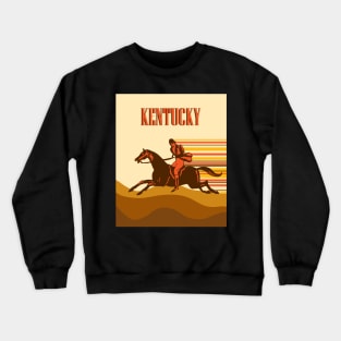 Horse Racing Kentucky Horse rider Crewneck Sweatshirt